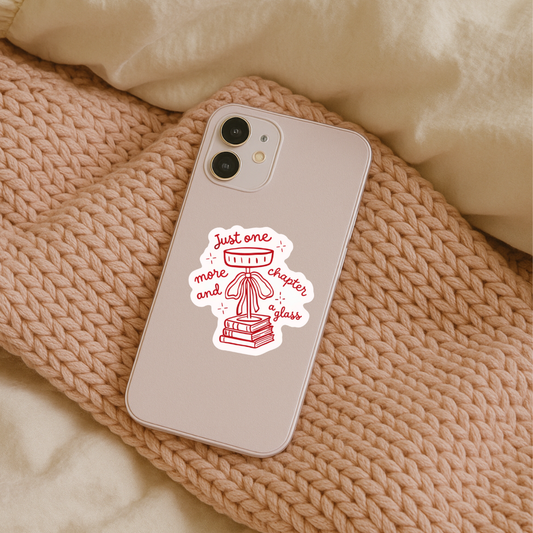 Just One More Chapter Sticker