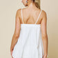 Eyelet Tie-Neck Shorts