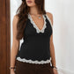 Polka Dot Lace Cami