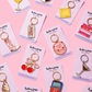 Olive Dirty Martini Enamel Keychain Bag Charm