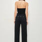 LEVI EYELET HALTER TOP