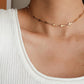 Dilara Choker: 18K Gold Non-Tarnish Cross
