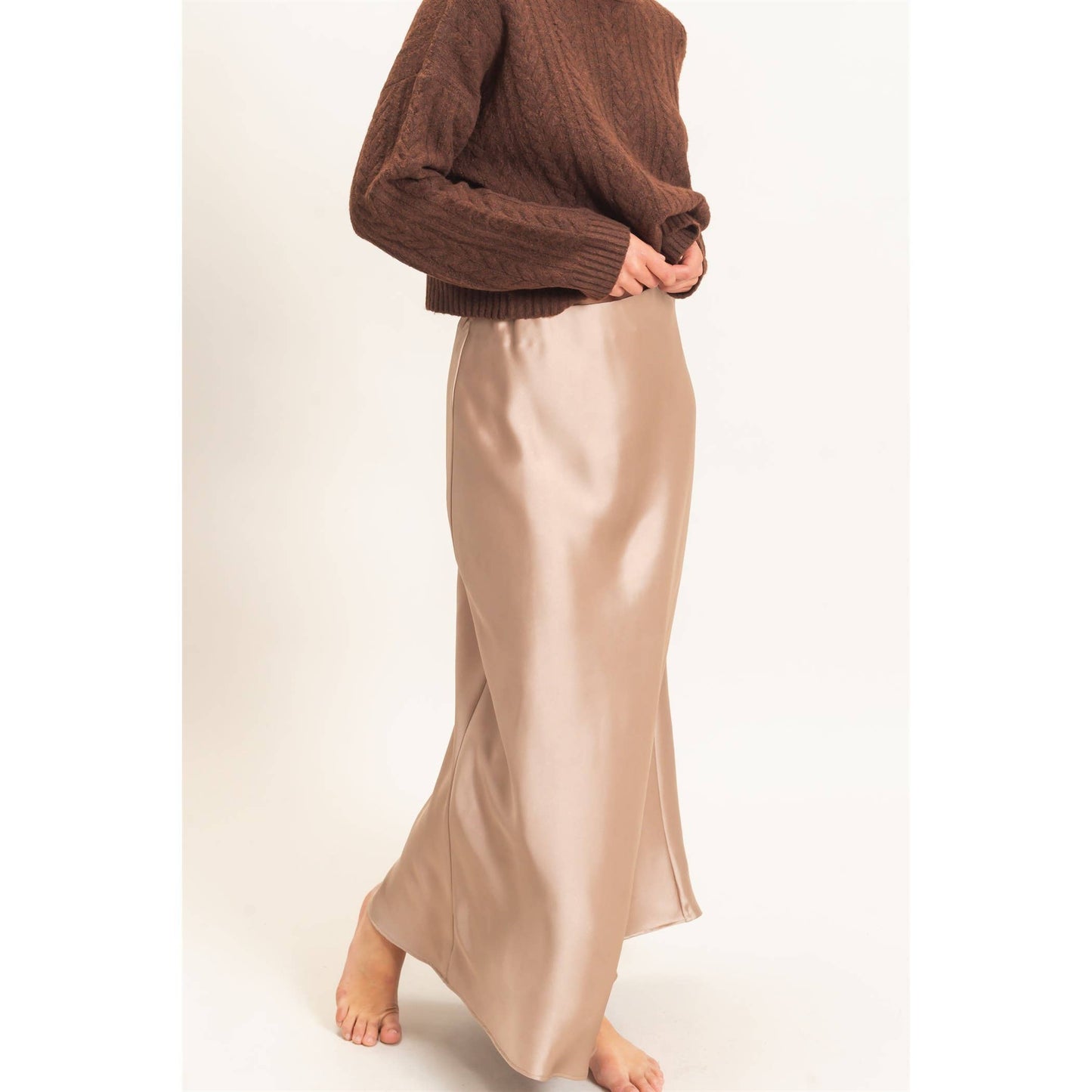 Satin Maxi Skirt