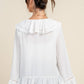 BOHO TRUMPET SLEEVE BLOUSE