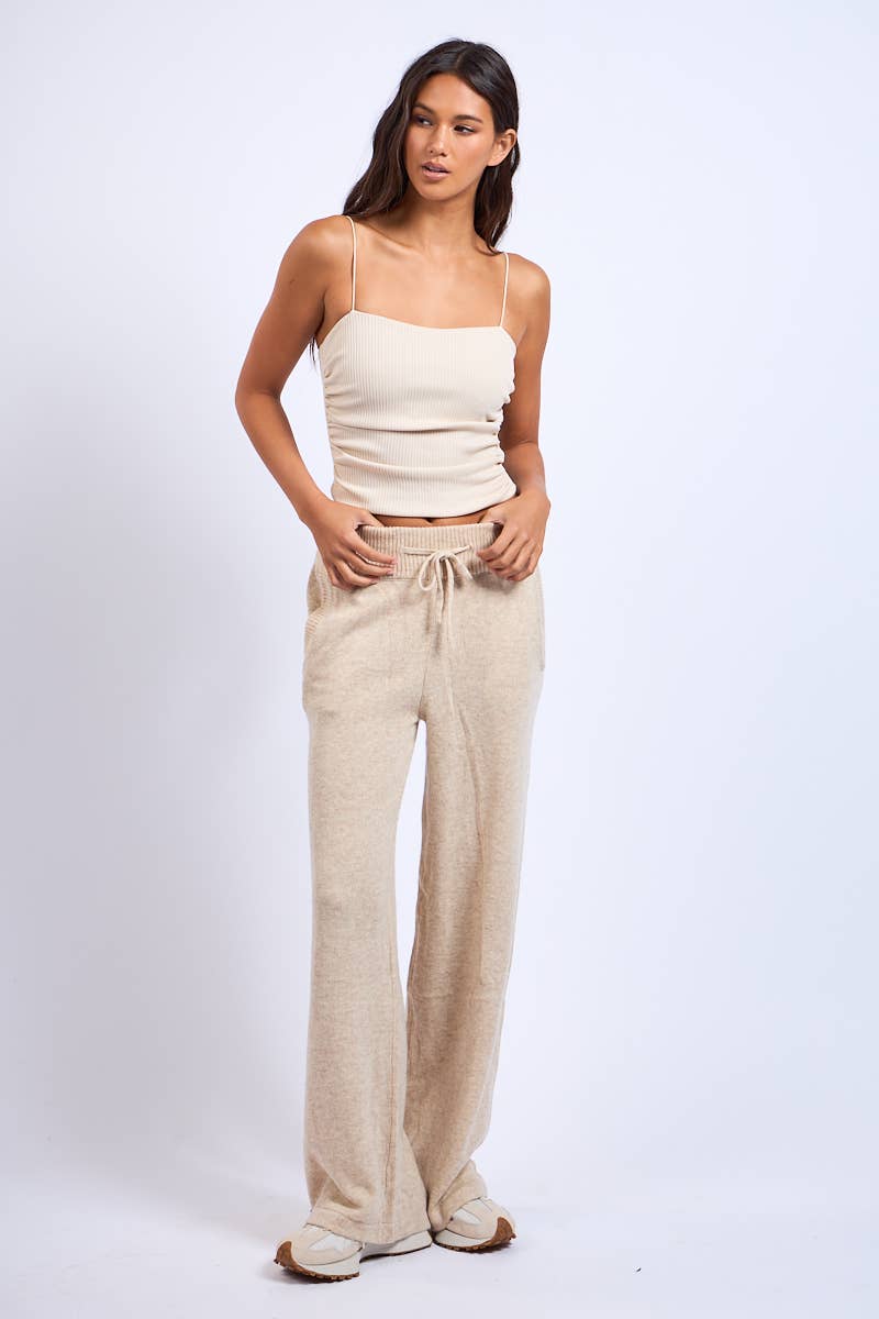 Knit Straight Leg Pants