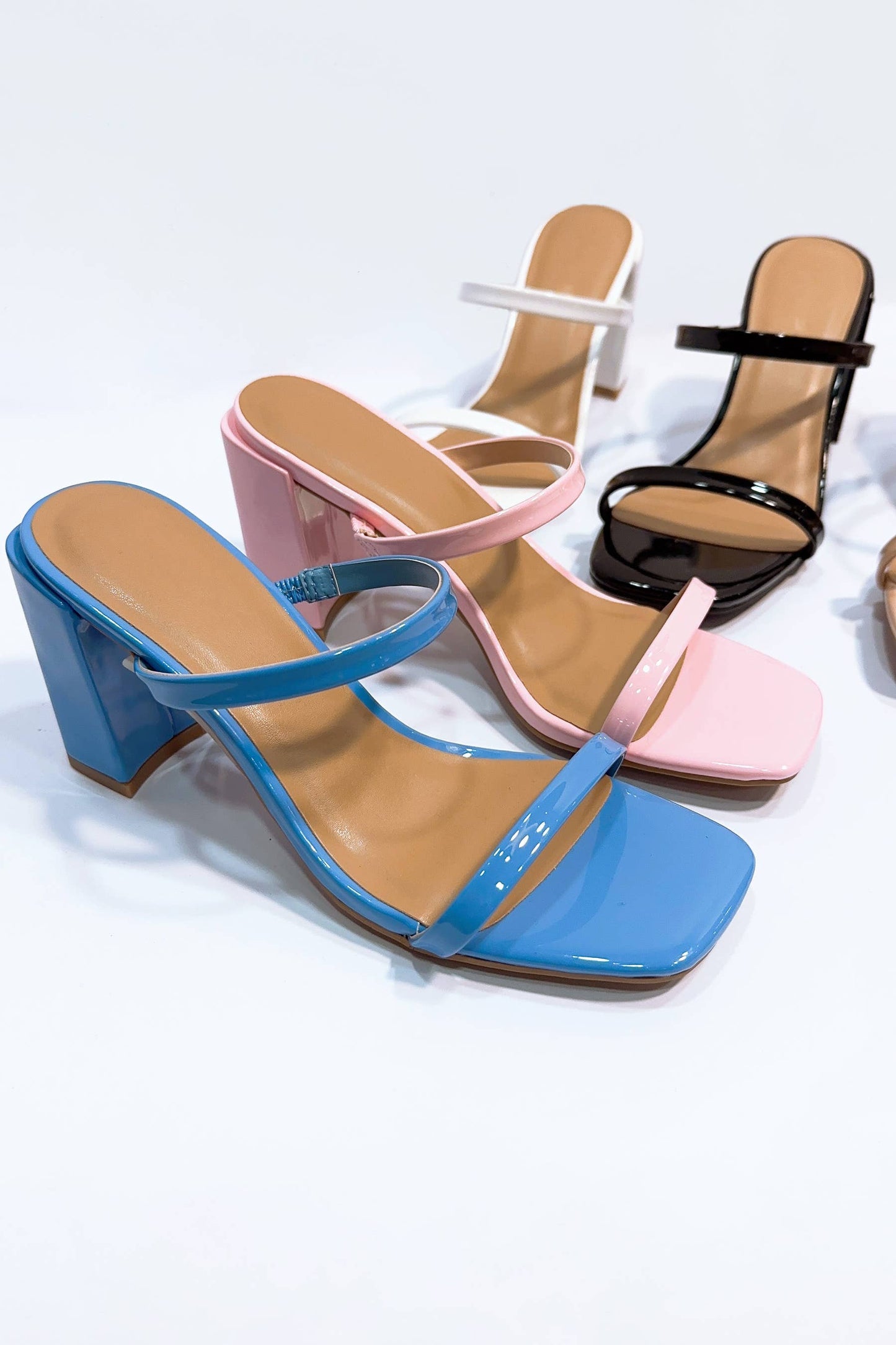 Double Strap Block Heel Sandal