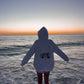 Pearl Grey Van Star Embroider Hoodie
