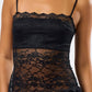 Scalloped Edge Lace Tank Top