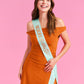 Life of A Birthday Girl Sash | birthday, teal