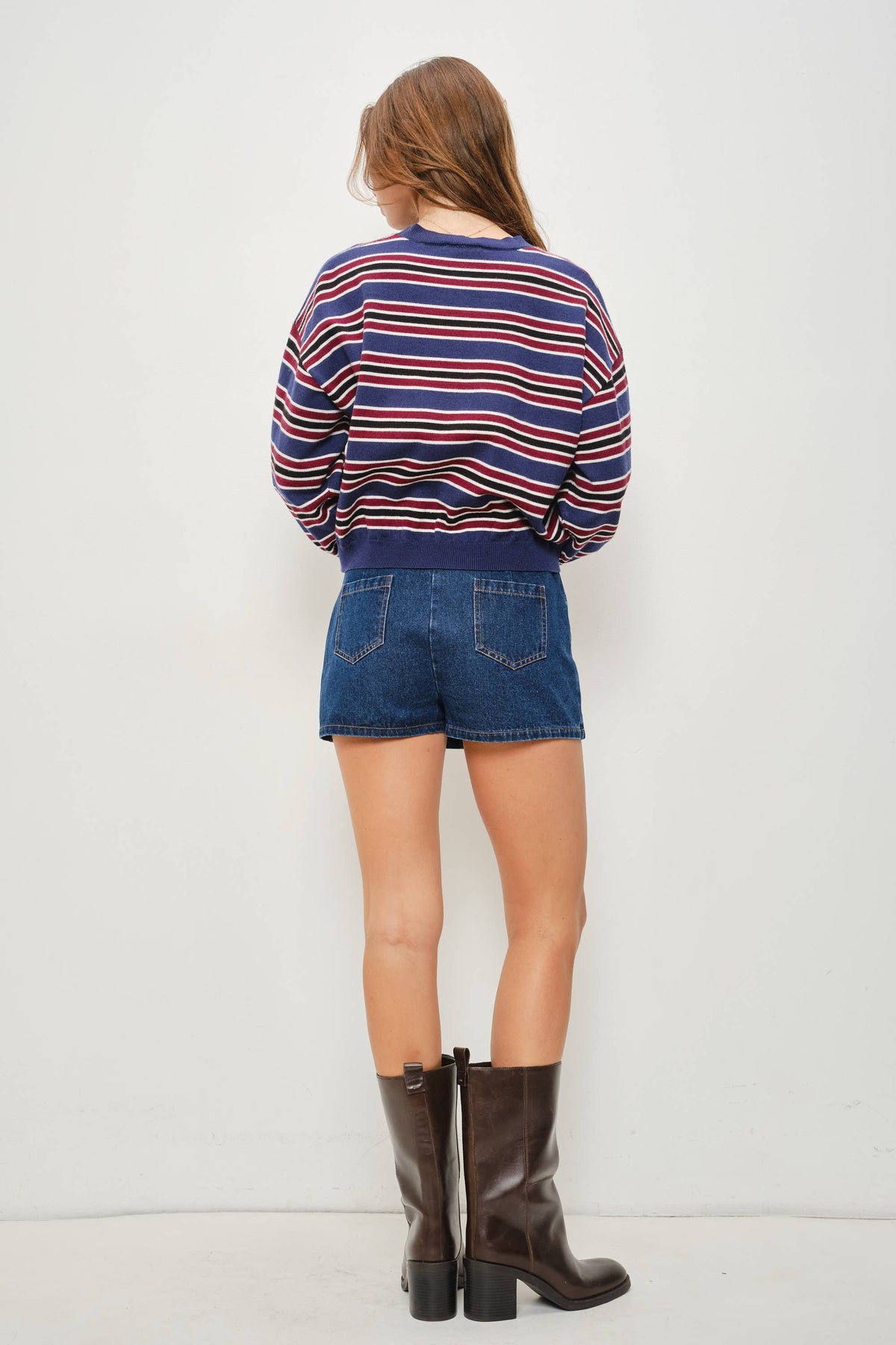 POSY STRIPED SWEATER
