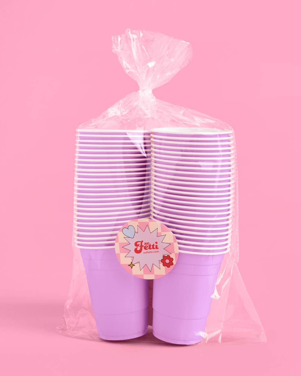 Lavender Party Plastic Disposable Cups