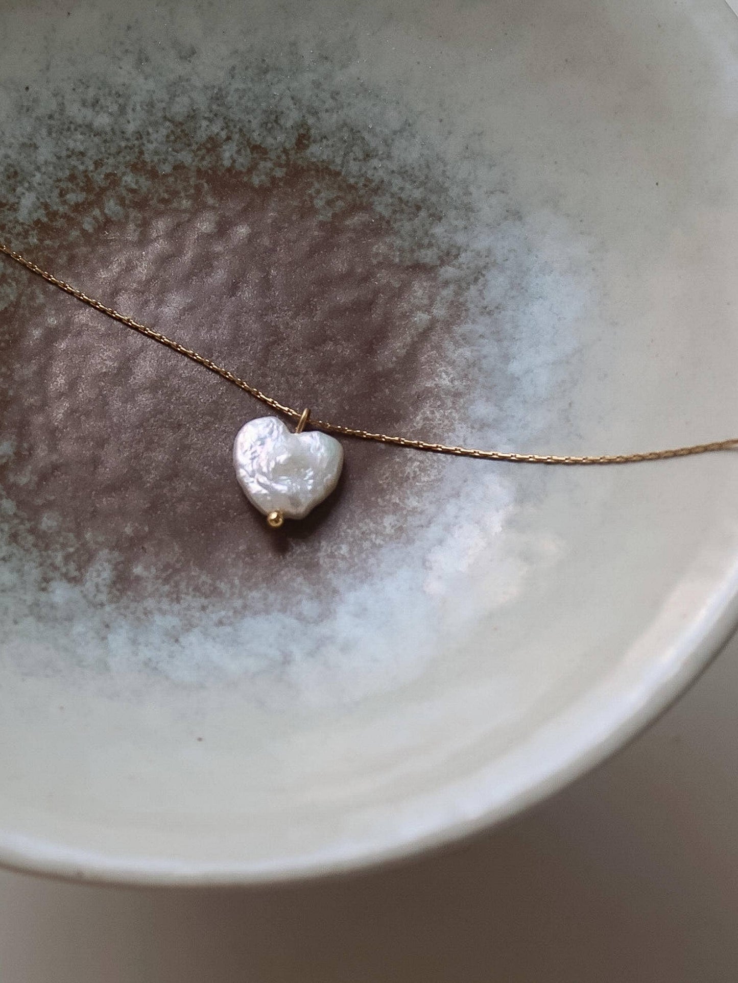 18K Gold Non-Tarnish Freshwater Necklace