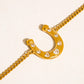 Tundra 18K Gold Non-Tarnish Horseshoe Bracelet
