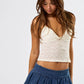 The Lace Halter Top
