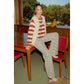 Striped essential pants