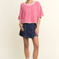 Multi Striped Cropped Soft Knit