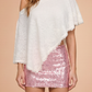 LACE TRIM PONCHO