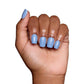 Cashmere Blue Press-On Nails