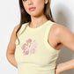 Flower Embroidery Tank