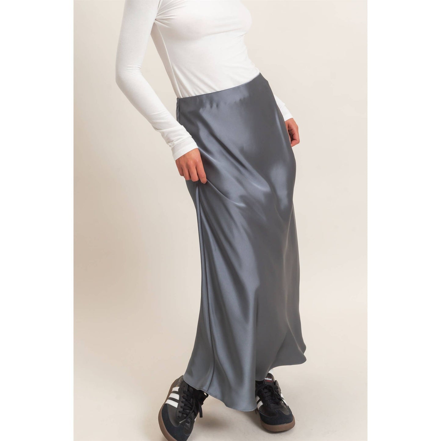 Satin Maxi Skirt