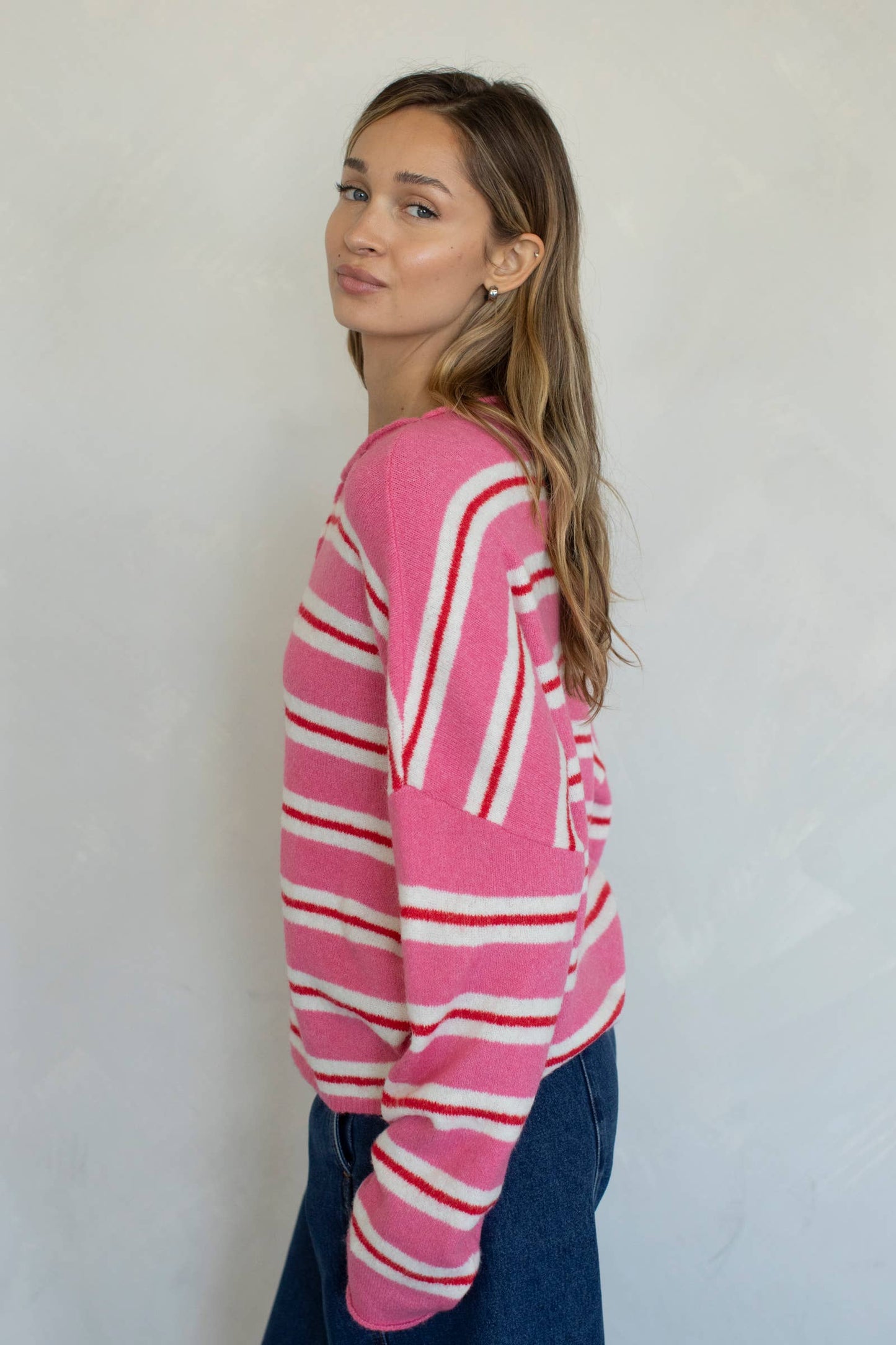 Piper Cardigan - Varsity Stripe