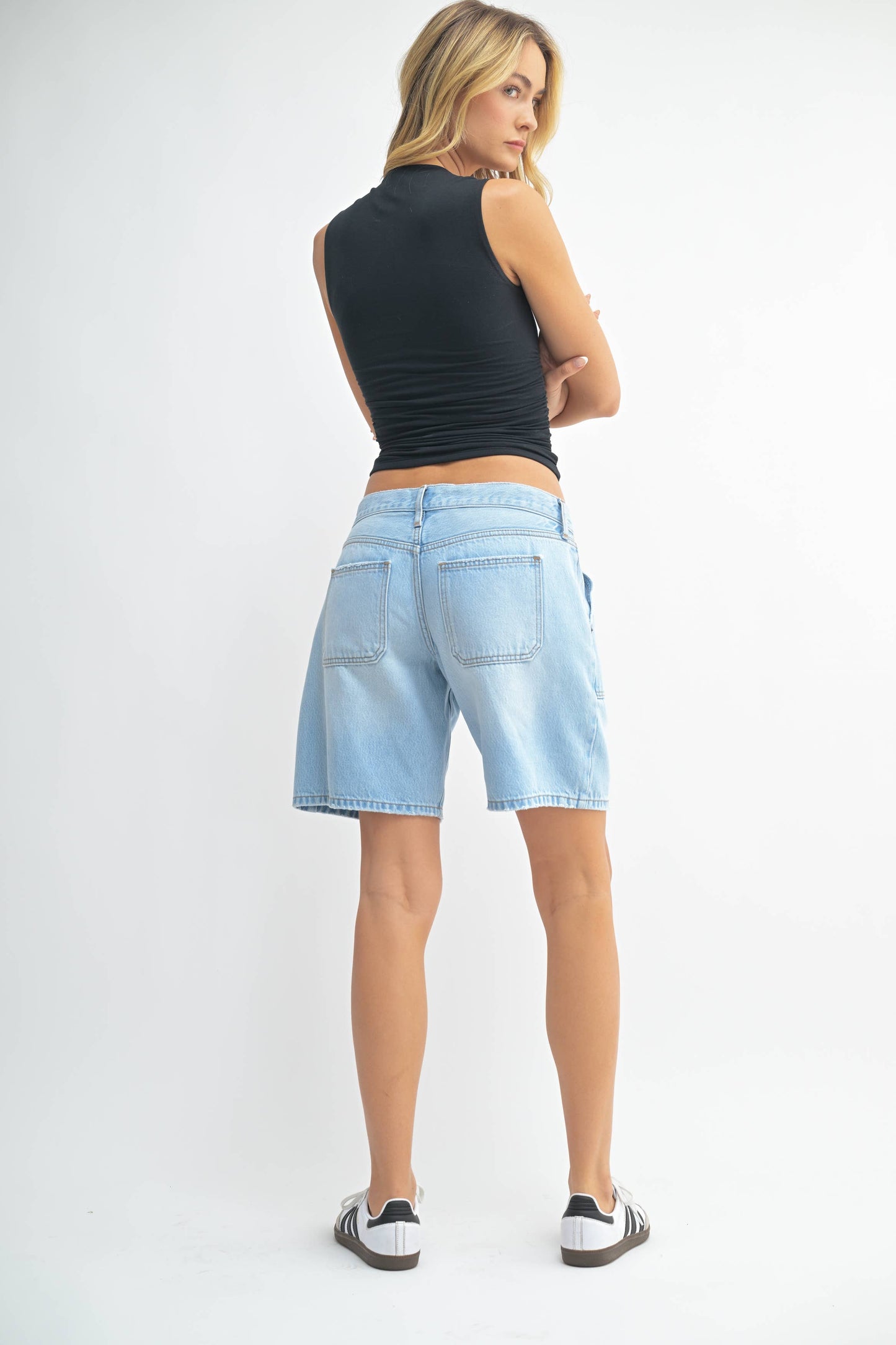 Vintage Light Low Rise Baggy Jort