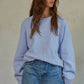 Knit Sweater Crew Neck Pullover Top