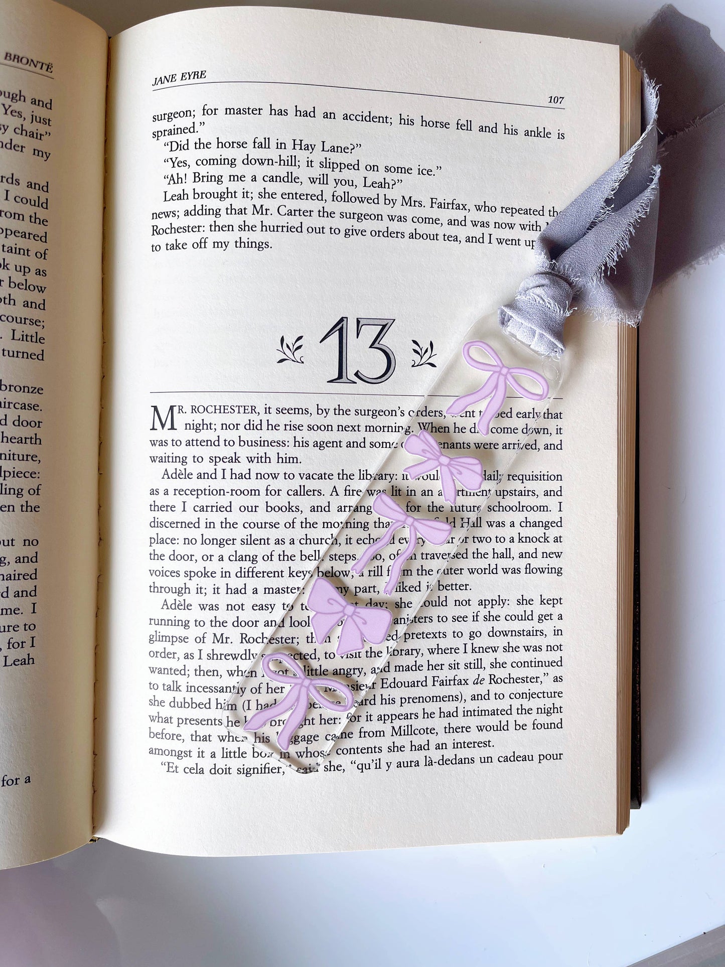 Acrylic Bow Bookmark