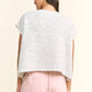 Soft Button-Front Knit Top