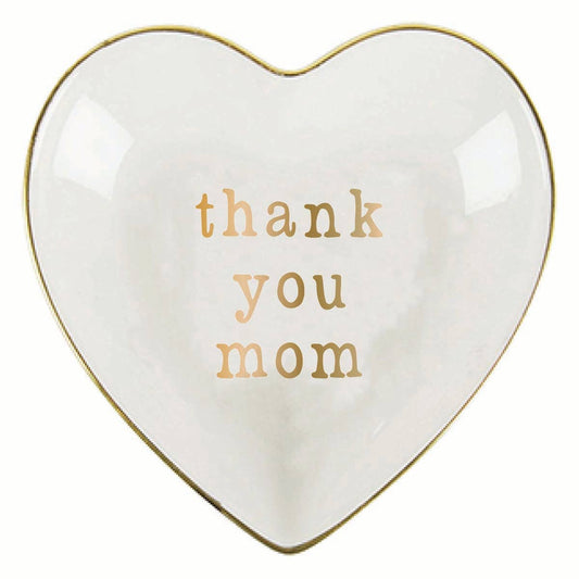 Ceramic Trinket Tray | Thank you Mom Trinket Dish