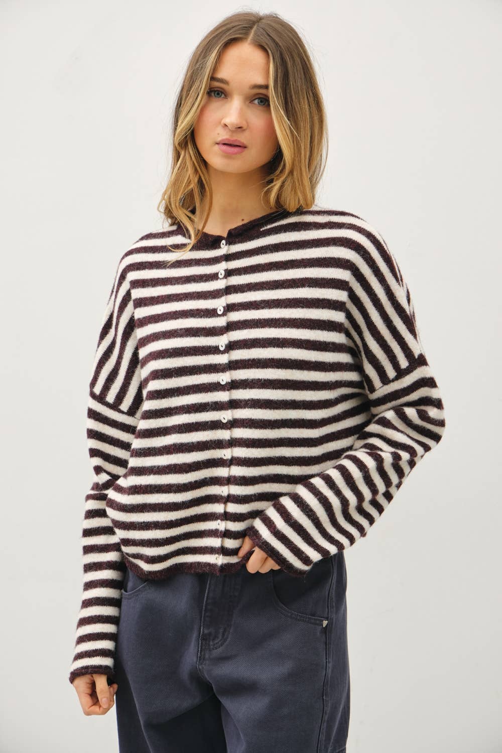 Piper Cardigan - Striped