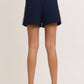 Navy Nylon Shorts