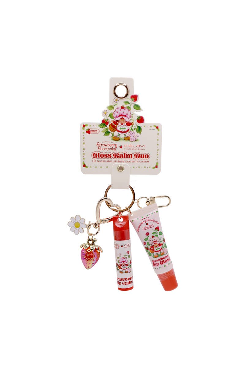 Strawberry Gloss Balm Duo w/ Charms