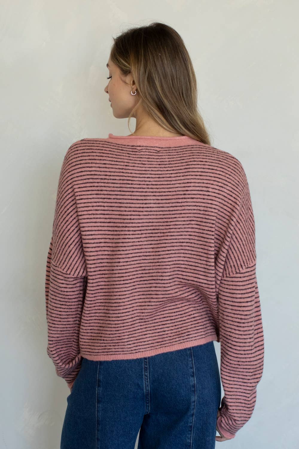 Piper Cardigan - Pin Striped