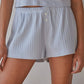 Pointelle Ribbed Shorts