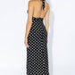 Polka Dot Halter Dress