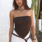 Ella Self-Tie Scarf Top