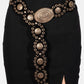 Large Ornate Western Oval Disc Belt