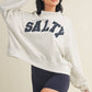 Salty Stars Oversized Mock Neck Sweatshirt