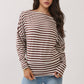 Off The Shoulder Stripe Top