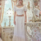 Cottage Core White Maxi Skirt