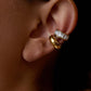 Olianne 18K Gold Non-Tarnish Baguette Ear Cuff