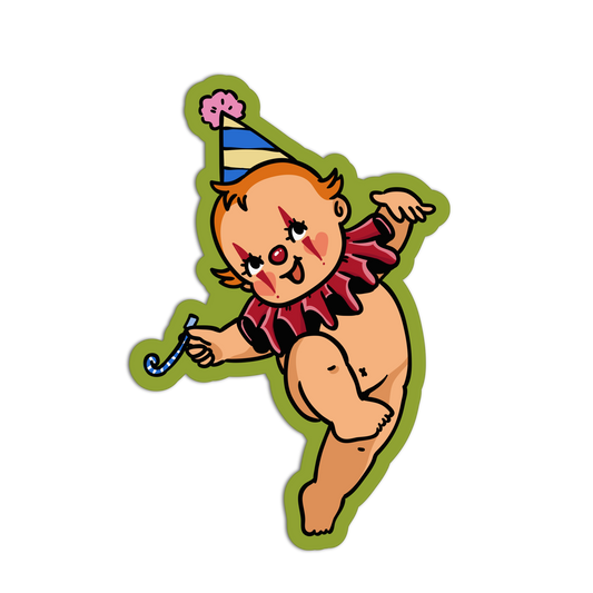 Retro Babies Vinyl Waterproof Stickers