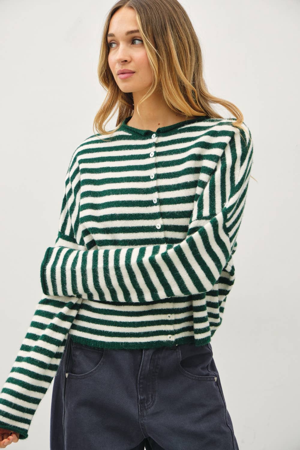 Piper Cardigan - Striped