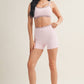 Ditsy Print Double Layered Sports Bra