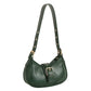 Buckle Crescent Shoulder Bag