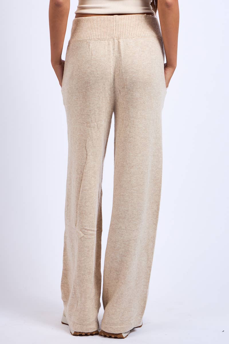 Knit Straight Leg Pants