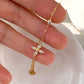 Clyra 18K Gold Non-Tarnish Dainty Flower Pendant Necklace
