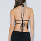Grommet Detail Open Back Top