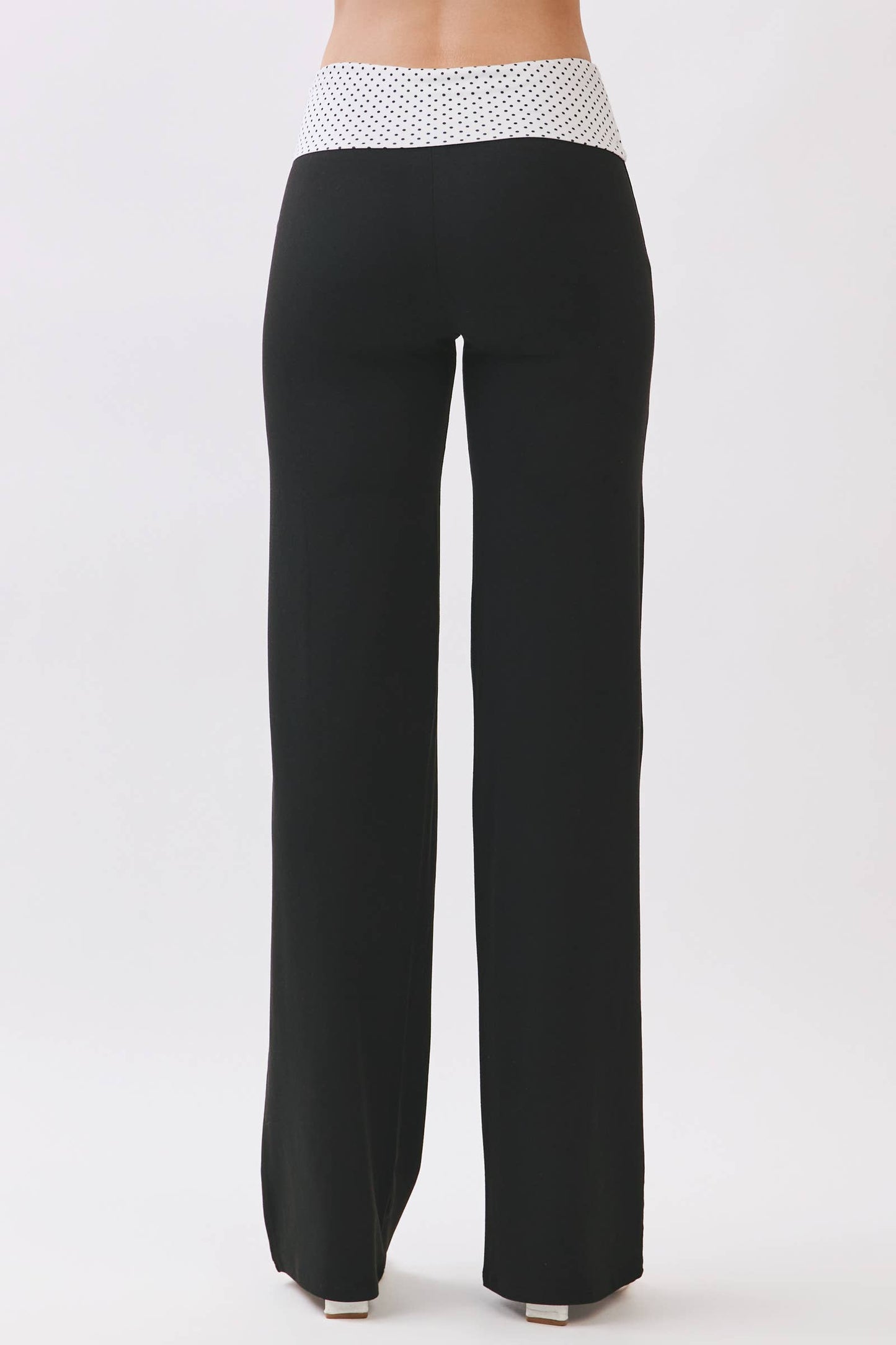 Straight Leg Fold Over Pants